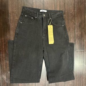 Boyfriend fit loose wide leg jeans high rise S HDLTE